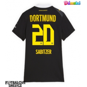 Borussia Dortmund Marcel Sabitzer #20 Dámské Venkovní Dres 2026-27 Krátký Rukáv